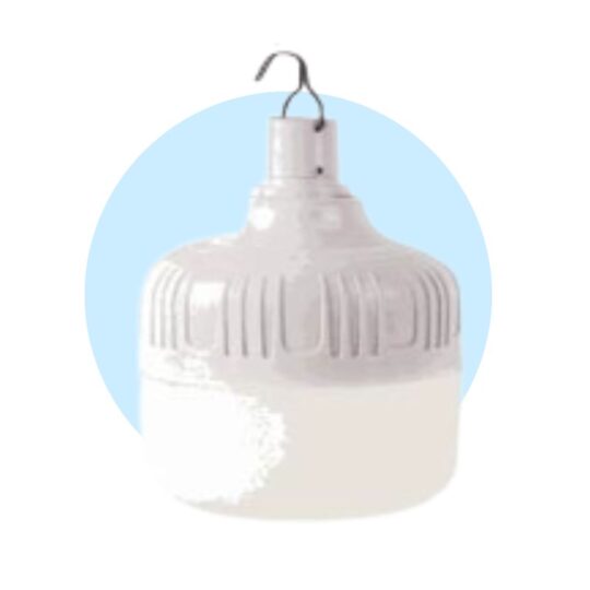 BOMBILLO RECARGABLE 20W CON GANCHO/USB VT-RCH-20